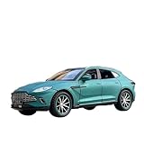 JHEONC Druckguss Simulation Modell 1:32 für Aston Martin DBX Auto Modell SUV Crossover Simulation Metall Spielzeug Auto Rahmen Dekoration Hobby Ornament Display