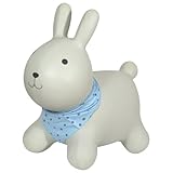 Kindsgut Hüpf-Tier für Kinder, dezente und Moderne Farben, liebevolle Details und hochwertige Qualität, inklusive Luftpumpe, Hase