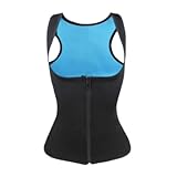 GOOPEEG Bauchweggürtel Stretch Hose Damen Sauna-Shapewear, Sport-Sling, warme Neopren-Shapewear, Fitness-Weste, Taillen-Top Bauchweg Mieder(3XL)