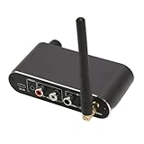 Sxhlseller Bluetooth 5.1 Receiver für Stereo -TV -Computer für Heimstereo, HiFi Wireless Audio -Adapter, Unterstützt Aux RC A -Glasfaser, Koaxial, 15 M Langstrecke, Niedrige Latenz und HD