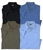 ATLAS FOR MEN - 4er-Pack Polos - 3XL