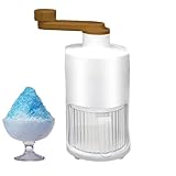 Manueller Eiszerkleinerer – Hand-Eiszerkleinerer, Eisreibe | Mühelose Eismühle, manuelle Eismühle, leicht, manuelle Eisschärfer, Party, Zuhause, Küche, Picknick, Eismühle, 13 x 27,5 cm