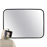 Autospiegel für Babys – bruchsicher, weite, klare Sicht, verstellbare Rückansicht | Autositz-Schaugläser, nach hinten gerichteter Spiegel für PKW-LKW-SUV, sicheres und komfortables Reisen, einfache Üb