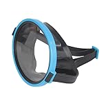 Happyyami 1 Stück Tauchmaske Mit Antibeschlag Funktion Blau Aus PE Ideal Für Schwimmen Und Schnorcheln Inklusive UV Schutz Und Verstellbarem Silikonband Für Optimalen Komfort