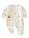 TootyTots Baby Strampler Langarm aus 100% Baumwolle Weich und Atmungsaktiv Für Neugeborene und Babys Unisex Alltagsbegleiter für Draußen und Schlafenszeit mit Praktischen Druckknöpfen​