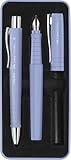 Faber-Castell 241051 - Schreibset Poly Pen mit Kugelschreiber und Füller, pale iris