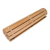 LABRIMP rutschfeste Bambusmatte mit Rutsch Funktion Fußmatte für Bad Schlafzimmer Eingangsbereich Vielseitiger Bambusteppich für Zuhause und Büro Wasserabweisend und Sicher