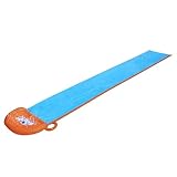 Bestway H20GO Single Water Slide, 4.88 m Inflatable Slip and Slide with Built-In Sprinklers