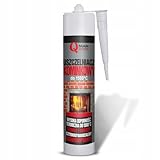 QMAR Hochtemperatur Silikon 1500°C 300 ml – Feuerfester Kamin-Dichtstoff für Ofen, Schornstein & Heizkessel – hitzebeständig, hart & haftstark, schnellhärtend, Temperaturbeständig, Feuerbeständig