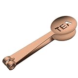 Teebeutelzange, Teebeutelpresse Aus Hochwertigem Edelstahl, Teebeutel Ausdrücker, Teezange Im Edlen Kupfer-Look