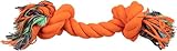 TRIXIE Hunde-Tau, 40 cm, orange, Baumwoll-Polyestergemisch, zum Apportieren und Tauziehen