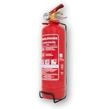 Feuerlöscher Auto 1KG ABC Premium Pulverlöscher, Autofeuerlöscher Wohnmobil Camping Motorrad mit Halterung und zuhause