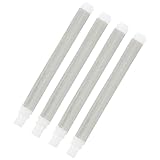 LIFKICH 4 Stück Teiliges Edelstahl Airless Sprühgerät Filterset Feines Maschennetz Rostfrei Verschleißfest Präzise Filtersiebe für Farbspritzpistolen Staubfrei Einfache Montage Schutz vor