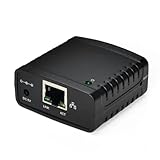 Giwnhvx USB 2.0 LRP Printserver Share A LAN Ethernet Netzwerkdrucker Netzteil USB HUB 100Mbps Printserver EU Stecker
