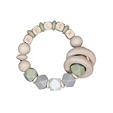 Tanja Schulz Shop | Greifring mit Namen – personalisiertes Babygeschenk zur Geburt oder Taufe – handgemacht & speichelfest – Geschenkidee für Babys