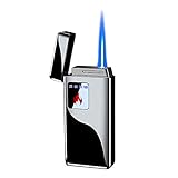 Feuerzeuge aus Metall, feuerzeuge mit fliegenem Gas, feuerzeuge zum andocken, Black