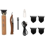 KICHOUSE Elektrischer Haarschneider Herren Haarrasierer mit Präzisionstrimmer Geräuscharm Hautschonend Ergonomisch für Bart Kopfhaar und Reisen