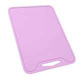 Silikon -Schneidebrett, Silikonschneidebrett Schneidebrett Set Silikonschneidebretter für Küchenmikrowellen, Öfen, Gefriergeräte (violett)