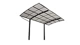 Carport LUNAR | Anthrazitgrau 7016 (Einzelcarport)