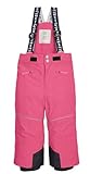 first instinct by killtec Kinder Skihose/Funktionshose mit Trägern und Schneefang FISW 48 MNS SKI PNTS, dunkelrose, 98/104, 43392-000