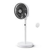 Rowenta Standventilator Turbo Swift Silence, intensive Erfrischung, extrem leise mit nur 20 dB(A), multidirektionale Oszillation, anpassungsfähiges kompaktes Design, Silent-Night-Modus, QV5040F0