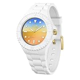 Ice-Watch - ICE generation Solar Sunrise - Weiße Damenuhr mit Silikonarmband - 020391 (Medium)