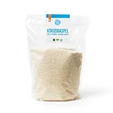 Bio Fairtrade aromatische Premium Kokosraspel zart-fein, 1000gr – 1 kg, Sri Lanka Vollfett-Kokos, Kokosnüsse, desiccated Coconut, vegan, Familienpackung, von Menschenhand geerntet, Value-Pack