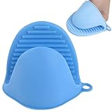 PARENCE.- Silikon Küchenhandschuh - Fingerschutz für heißes Gericht - Ofenhandschuh, rutschfest, Mehrzweck - 10x8cm, zufällige Farbe, Aléatoire