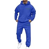 Generisch Jogginganzug Herren Sportbekleidung Trainingsanzug Hose Trainingsanzüge Pullover Lässig Oberteile und Sporthosen Set Jogginganzug Sport Outfits Hausanzug Freizeitanzug