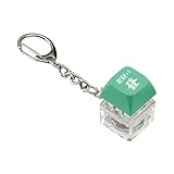 Mimoqk Keyboard Fidget Schlüsselanhänger, Key Cube Fidget mit Licht | Fantasie-Spielzeug für Erwachsene und Erwachsene, bedruckt mit chinesischen Schriftzeichen, zum Aufhängen an Handyhüllen, Taschen