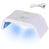 Colexy 36W LED UV lampe, Nageltrockner LED UV, LED UV Lampe nägel, Lampe für Gelnägel, Tragbar Nagellampe, UV Lampe für Gelnägel, Nageltrockner, LED Nagellampe, UV Lampe für Shellac Nägel (Weiß)