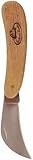Esschert Design Gartenmesser, Gartenhippe mit Holzgriff, ca. 3,3 cm x 2 cm x 18 cm