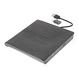 KONTONTY Externes Optisches Laufwerk Brenner Fahren Recorder-Laufwerk Steckplatz Im Brenner des Ladelaufwerks DVD Rw Optisches Laufwerk Black