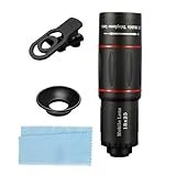 Bopfimer Universal Handy Teleobjektiv 18x Zoom Externes Kameraobjektiv für Konzerte, Sport und Reisefotografie