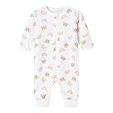 NAME IT Baby - Mädchen Nbfnightsuit Zip Orchid Pink Teddy Noos, Bright White, 86