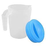 GLEAVI Wasserkrug aus Hochwertigem Tragbarer Saftkrug mit Deckel für Kalte Getränke Outdoor Aktivitäten und Reisen Stilvolles Design Temperaturbeständig