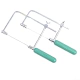 U-förmige Säge mit 8 Klingen für Präzisionsschnitte in der Schmuckherstellung, Herstellung und Holzbearbeitung (kleine Größe)