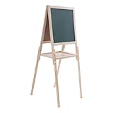 WOQLIBE Kindertafel mit Kreide, Staffelei für Kinder aus Holz, Spieltafel für Kunstaktivitäten im Klassenzimmer, Malerei im Freien, Ausbildungseinrichtungen, Ateliers