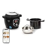 Krups CZ7158 Cook4Me+ Connect Multikocher, 1600, Kunststoff, 4 liters, Schwarz/Grau