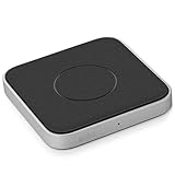 Braun Kabelloses Ladepad, Qi-Zertifiziert bis zu 15 W Schnellladung, kabelloses Ladegerät für iPhone 14/14 Pro/13/13 Pro/12/11, Samsung Galaxy und mehr, matt silbernes Aluminiumgehäuse, Modell BWC02