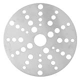 Induktions-Thermoleitplatte, Edelstahl-Induktionskochfeld-Konverter-Scheiben-Wärmeverteilerplatte für Gasherd, Glaskochfeld, magnetisches Kochgeschirr (13,8 cm) (Durchmesser 18 cm)