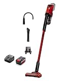 Einhell Akku-Stielstaubsauger TE-SV 18 Li Power X-Change (Li-Ion, 18V, beutelloser Akku-Staubsauger, 0,6 L Auffangbehälter, Zyklontechnologie, 3-fach Filtersystem, inkl. 4,0 Ah Akku und Ladegerät)