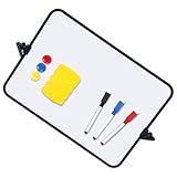 Healeved A4 Abwischbares Whiteboard mit Halterung Tragbare Bürotafel aus Kunststoff Kratzfest und Fleckenfrei für Schule Büro