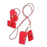 SOIMISS 2 Stück Laufband Sicherheitsschlüssel Magnetisch Ersatz Not aus Schalter Treadmill Safety Key Magnetclip für Laufband Notstopp Fitnessgerät Schutz
