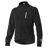 ROCKBROS Herren Fahrradjacke Elastisch Atmungsaktiv Laufjacke Softshelljacke Sommer Herbst Jacke XXL