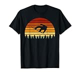 Vintage Sonne Snowboard Geschenk für Snowboarder T-Shirt