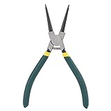 Adfaga Sprengringzange, Innenfeder-Sicherungsringklemme, gerade Backen-Handwerkzeug, professioneller Werkzeugstahl, ergonomischer, rutschfester Griff für die Fahrzeugherstellung, M