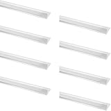 8 Stück 40W LED Feuchtraumleuchte Röhre, 115cm LED Deckenleucht Röhre Licht Neutralweiß 4500K Leuchtröhre 130° Abstrahlwinkel Leuchtstofflampe, Licht Kellerlampe für Badzimmer Wohnzimmer Lager Küche