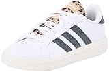 adidas Damen Grand Court Base 2.0 Shoes Sneakers, Cloud White Carbon Magic Beige, 42 EU