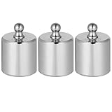 MUSISALY 3 Stück Teiliges Kalibriergewicht Verchromt Präzisionsgewicht für Digitale Waagen Labor Schule Kalibrierung Zubehör